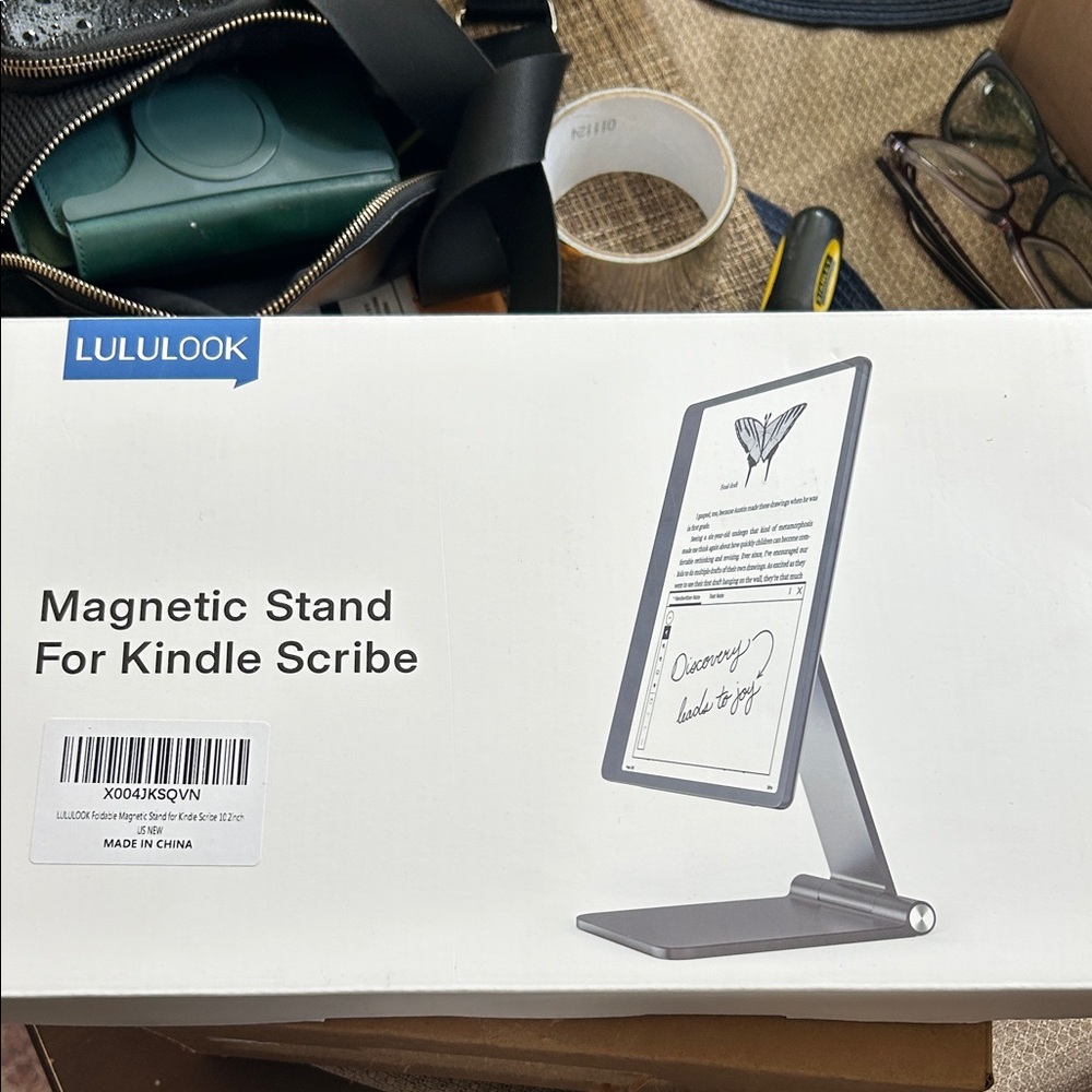 Black Magnetic Stand for Kindle Scribe